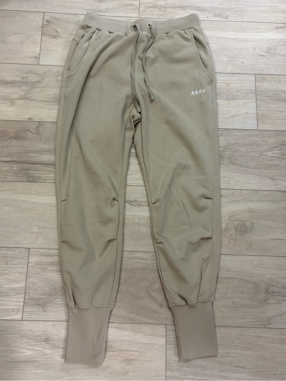ASRV Men’s high rib Drawstring Joggers